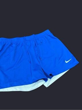 Nike Blue Women's Athletic Shorts with White Liner